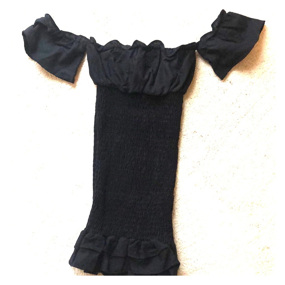 NWOT Dee Elly ruffle mini dress